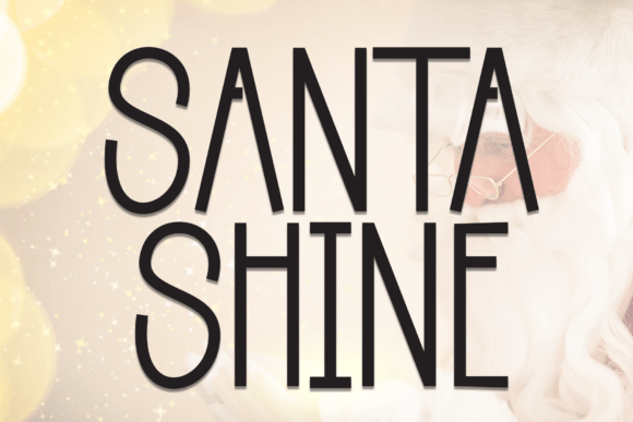 Adding Joy to Your Designs with Santa Shine Font