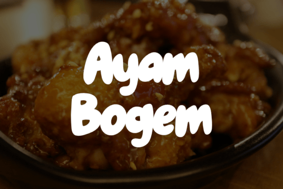 Ayam Bogem: A Versatile Display Font for Modern Web Design