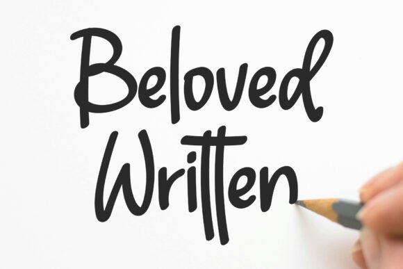 Beloved Written Font: A Web Designer’s Layout Test