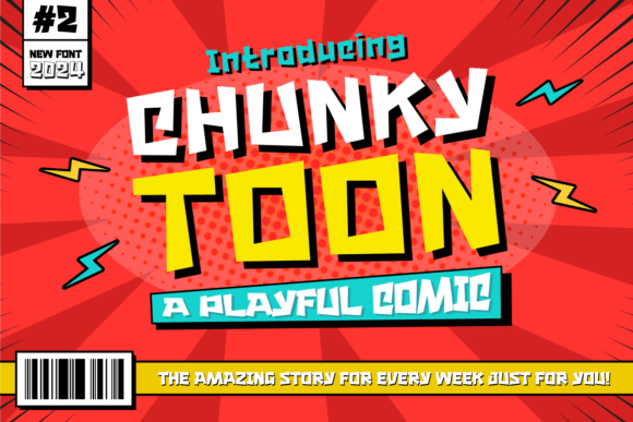 Boost Engagement with Chunky Toon Display Font