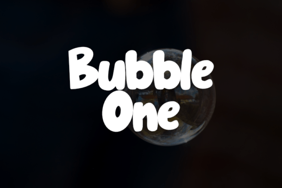Bubble One: A Premium Display Font for Eye-Catching Visuals