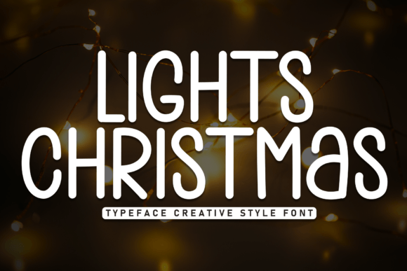 Charming Lights Christmas Font for Crafters and Creators