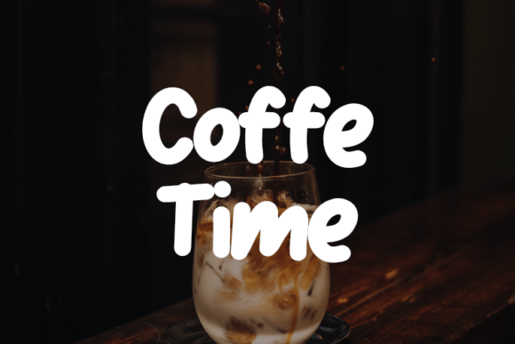 Coffe Time: A Warm and Inviting Display Font