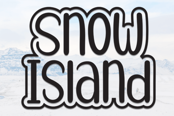 Discover Snow Island: A Charming Handwritten Display Font