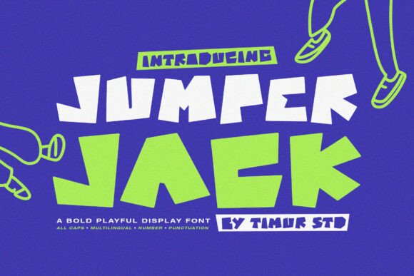 Enhance Your Brand with Jumper Jack: A Bold Playful Display Font