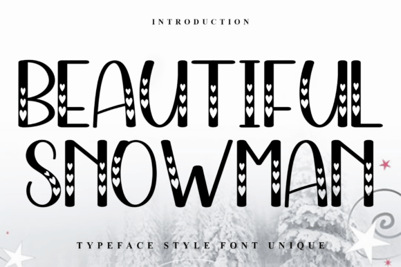 Enhance Your Web Design with Beautiful Snowman Font