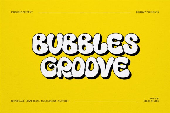 Enhance Your Web Design with Bubbles Groove Font