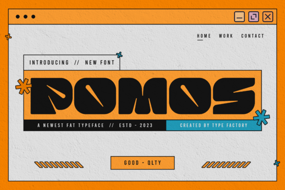 Exploring Pomos: A Bold and Impactful Display Font