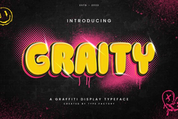 Graity: A Bold Graffiti-Inspired Display Font for Web Design