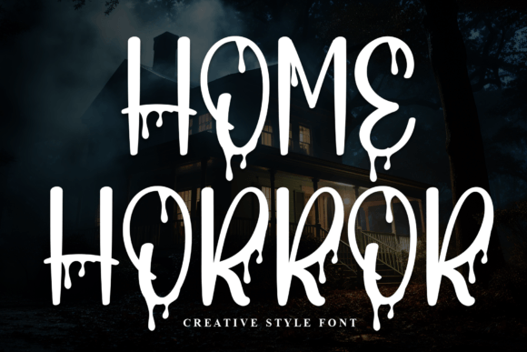 Home Horror: A Spine-Chilling Display Font