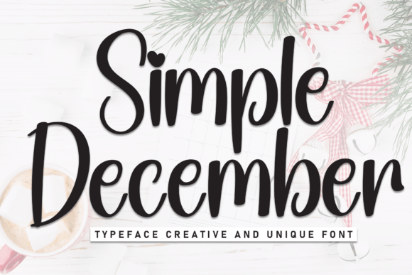 Simple December: A Handwritten Font for Cozy Editorial Design