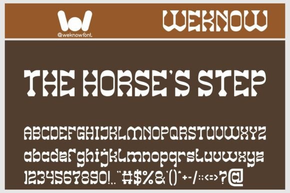 The Horse s Step: A Versatile Font for Editorial Design