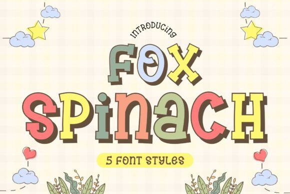 Transform Your Brand with Fox Spinach: A Playful Display Font