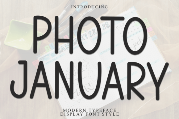 Transform Your Brand with Photo January: A Modern Handwritten Font