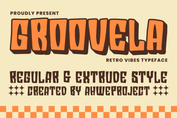Unleash Creativity with Groovela: A Bold Retro Font