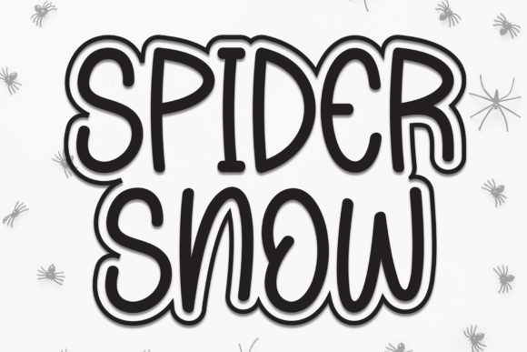Unleash Creativity with Spider Snow: A Playful Display Font