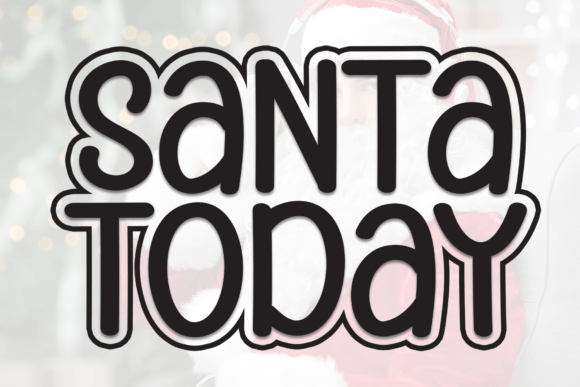 Unveiling Santa Today: A Charming Font for Creative Branding