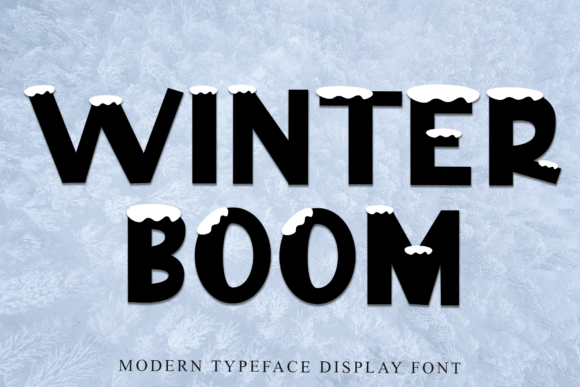 Winter Boom: A Warm and Friendly Font for Crafters