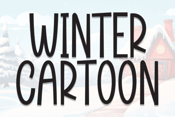 Winter Cartoon: A Charming Font for Elegant Editorial Design