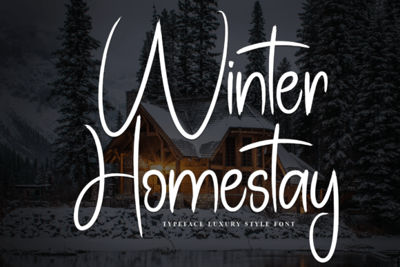 Winter Homestay: A Charming Handwritten Display Font