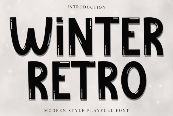 Winter Retro: A Charming Display Font for Web Design