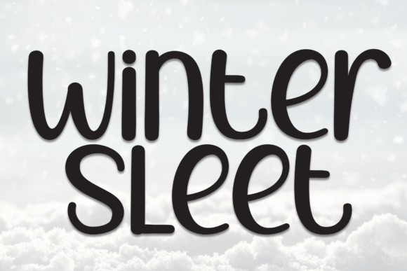 Winter Sleet: A Charming Handwritten Display Font for Web Design