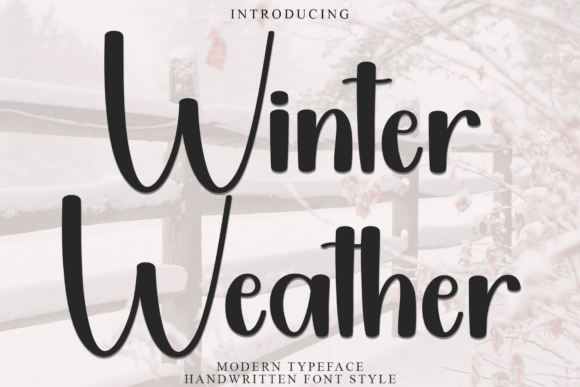 Winter Weather: A Festive Typeface for Web Design